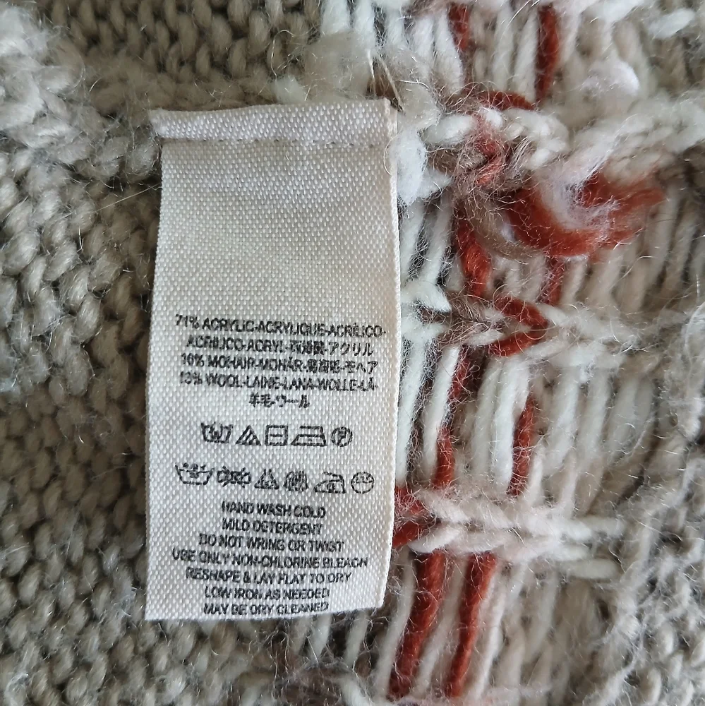 Free People Frosted Fair‎ Isle Cardigan